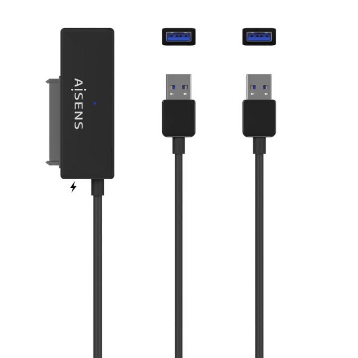 Aisens Adaptador para Discos Duros 2.5"/3.5" SATA a USB 3.0 con Alimentador