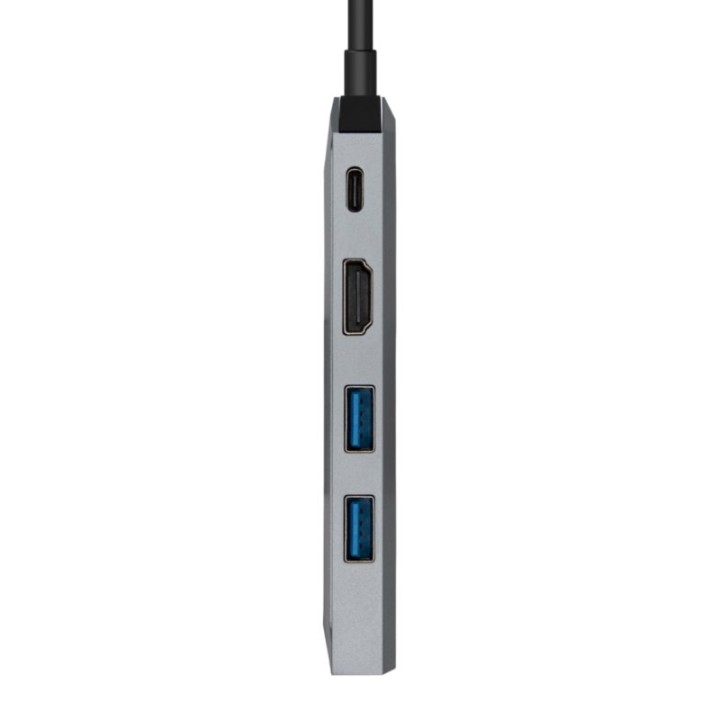 Aisens Docking USB-C 3.2 5 en 1 Multipuerto Gris
