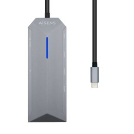 Aisens Docking USB-C 3.2 Multipuerto Gris
