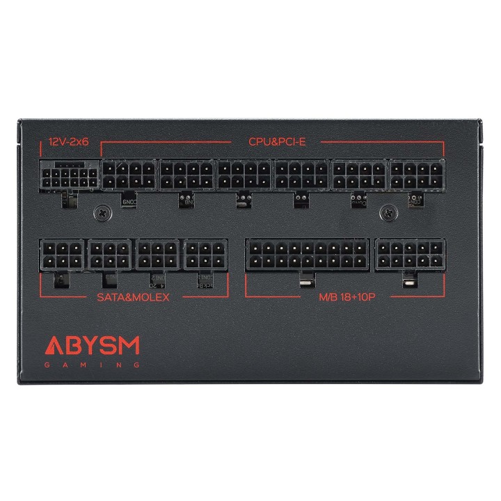 Fuente Abysm Morpheo GX5 ATX 1300W Modular (AB231301)