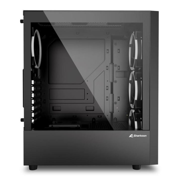 Sharkoon RGB Wave Cristal Templado USB 3.0 Negra