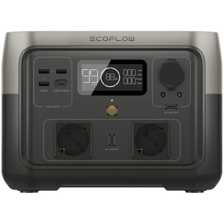 EcoFlow RIVER 2 Max Estación de Energía Portátil 512Wh