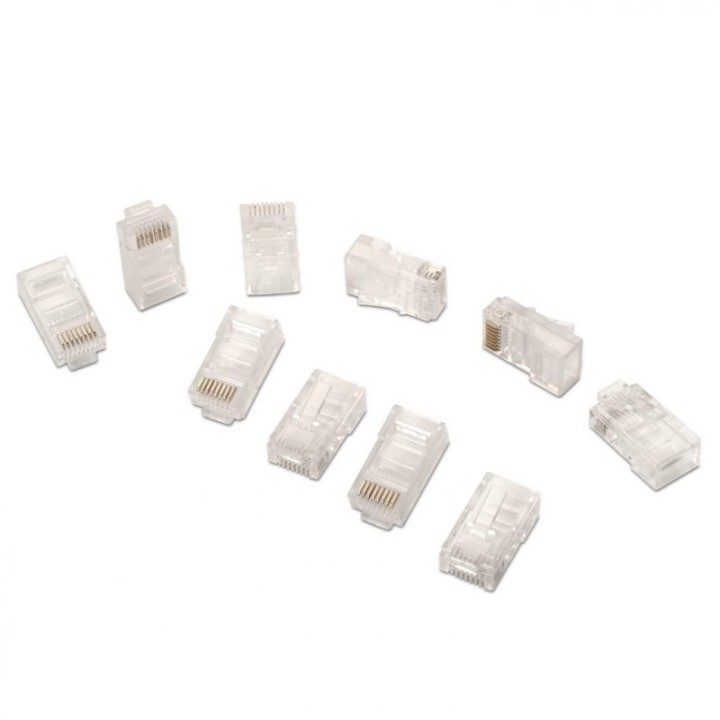 Aisens Conector RJ-45 8 Hilos Cat.6 AWG24 10 Unidades