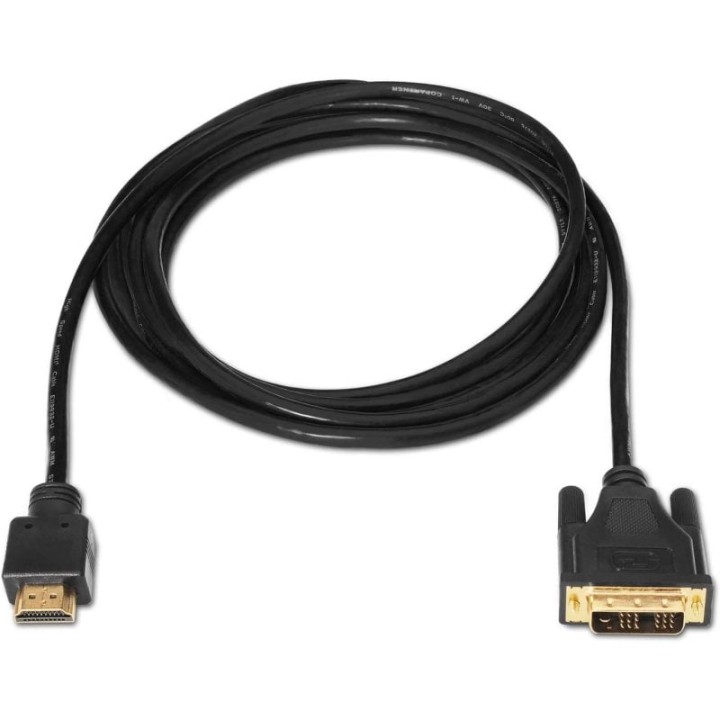 Aisens Cable DVI a HDMI Macho/Macho 1.8m Negro