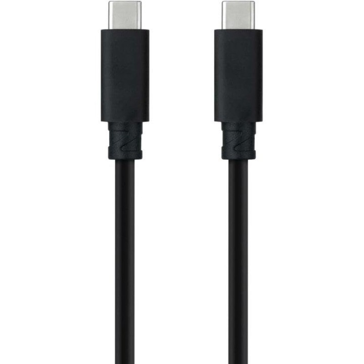 Cable USB-C Nanocable 10.01.4101-L150 1,5 m 10Gbps 100W Negro