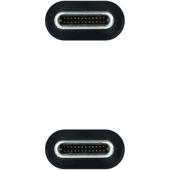 Cable USB-C Nanocable 10.01.4101-L150 1,5 m 10Gbps 100W Negro