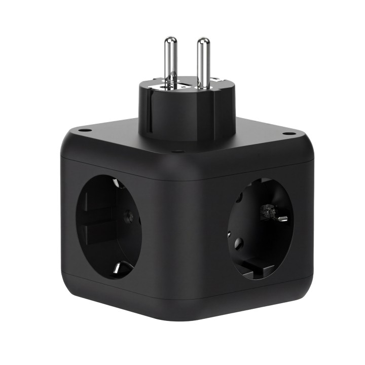 Cargador Mars Gaming 3Schuko 2xUSB-A 2xUSB-C (MDCUBE20)