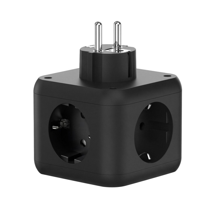 Cargador Mars Gaming 3Schuko 2xUSB-A 2xUSB-C (MDCUBE20)