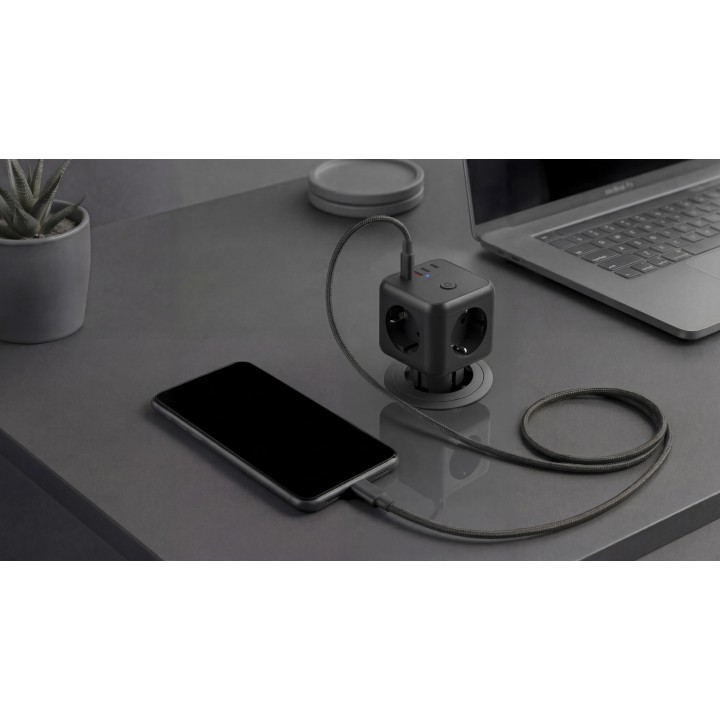 Cargador Mars Gaming 3Schuko 2xUSB-A 2xUSB-C (MDCUBE20)