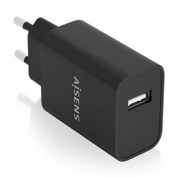 Cargador Pared AISENS 1xUSB-A 10.5W Negro (A110-0854)