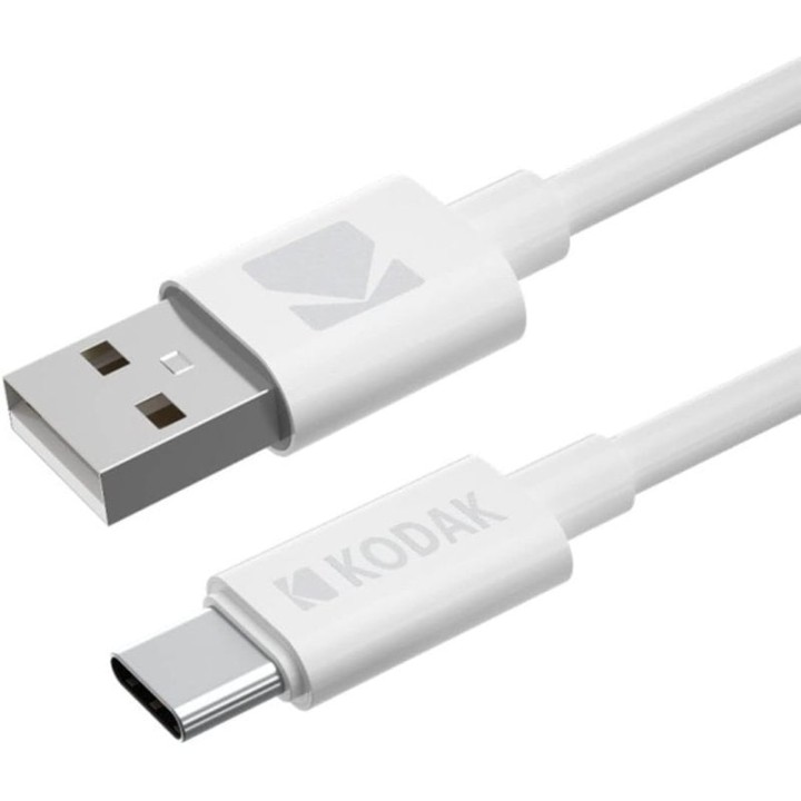 Kodak Cable USB a USB-C 1m Blanco