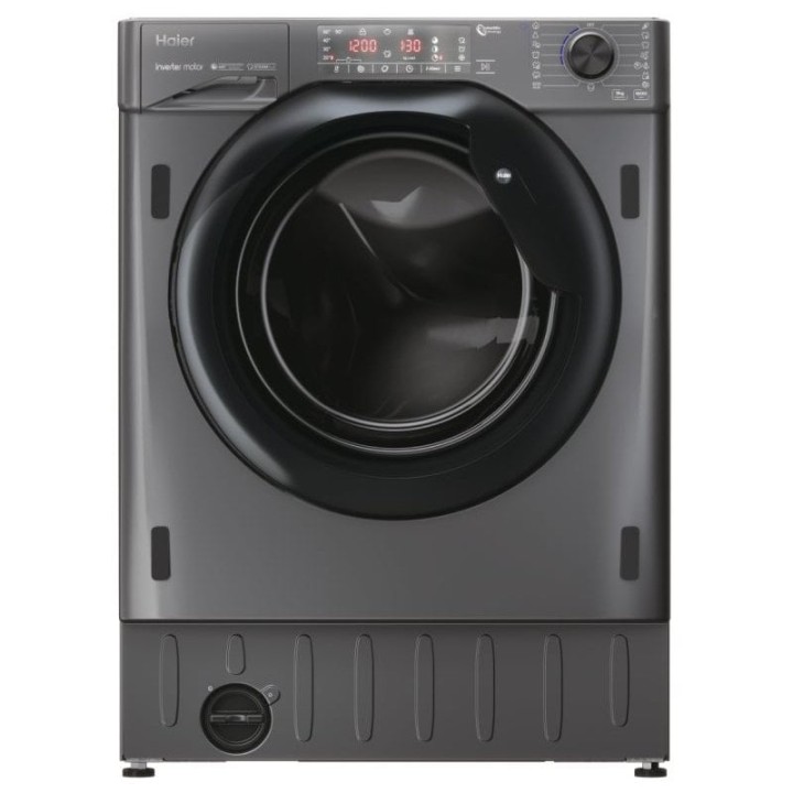 Haier HWQ90B416FWBR Lavadora Integrable Carga Frontal 9Kg A