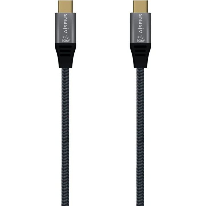 Aisens Cable USB 3.1 Tipo C Macho/Macho 1m Gris