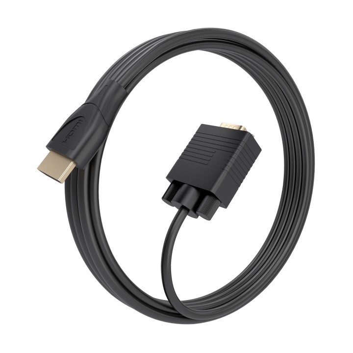 Conversor AISENS VGA/M a HDMI A/M 2m Negro (A122-1012)