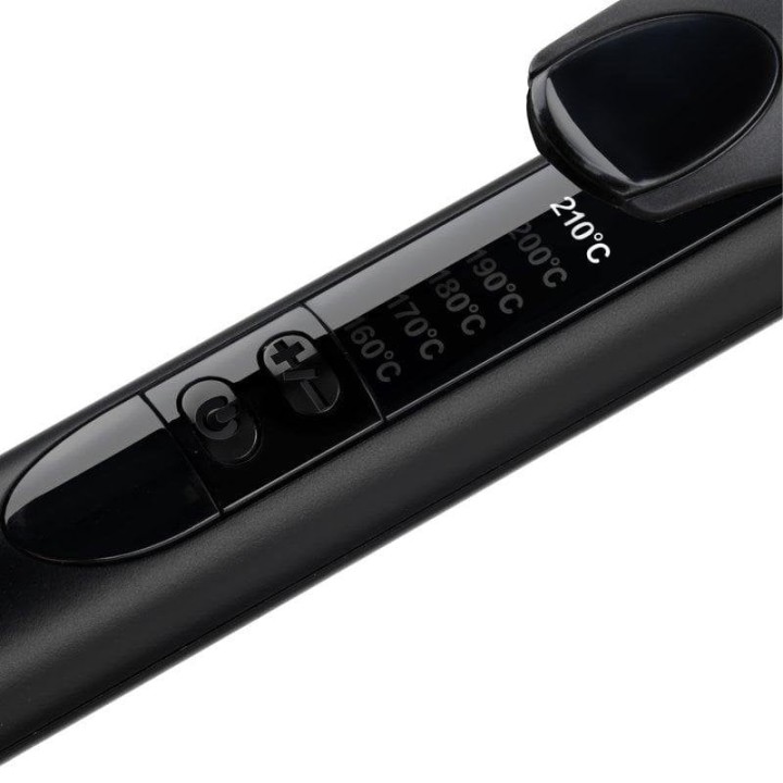 BaByliss Rose-Quarz Curling Tong 32mm Rizador de Pelo Negro/Oro Rosa