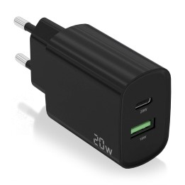 Cargador Pared AISENS 1xUSB-C 1xUSB-A 20W (A110-0755)