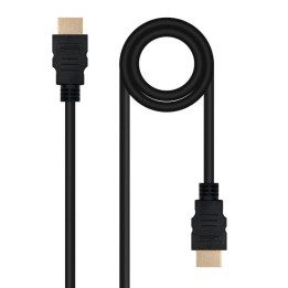 Cable HDMI Nanocable 10.15.3810 10m 4K 60Hz HDR 18Gbps Macho-Macho Negro