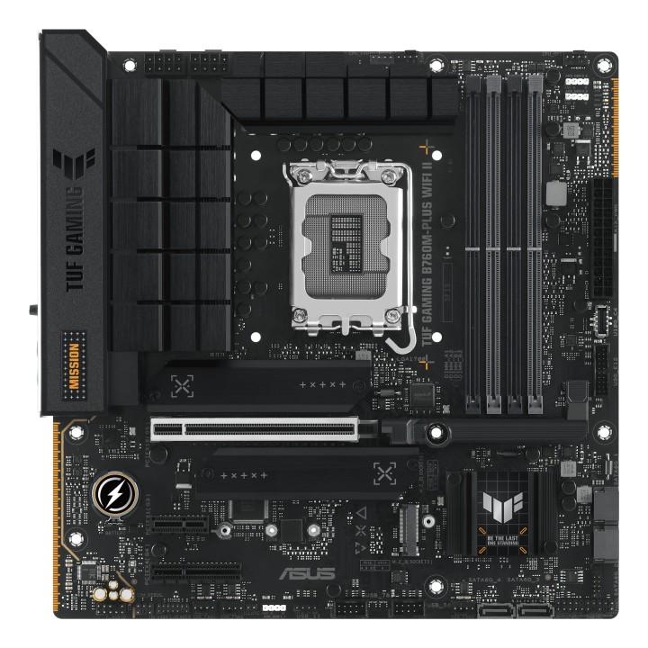 ASUS TUF GAMING B760M-PLUS WIFI II: (1700) 4DDR5 mATX