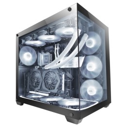 Mars Gaming MCV4 Torre XXL E-ATX Cristal Templado Lateral y Frontal Sin Marco Negro