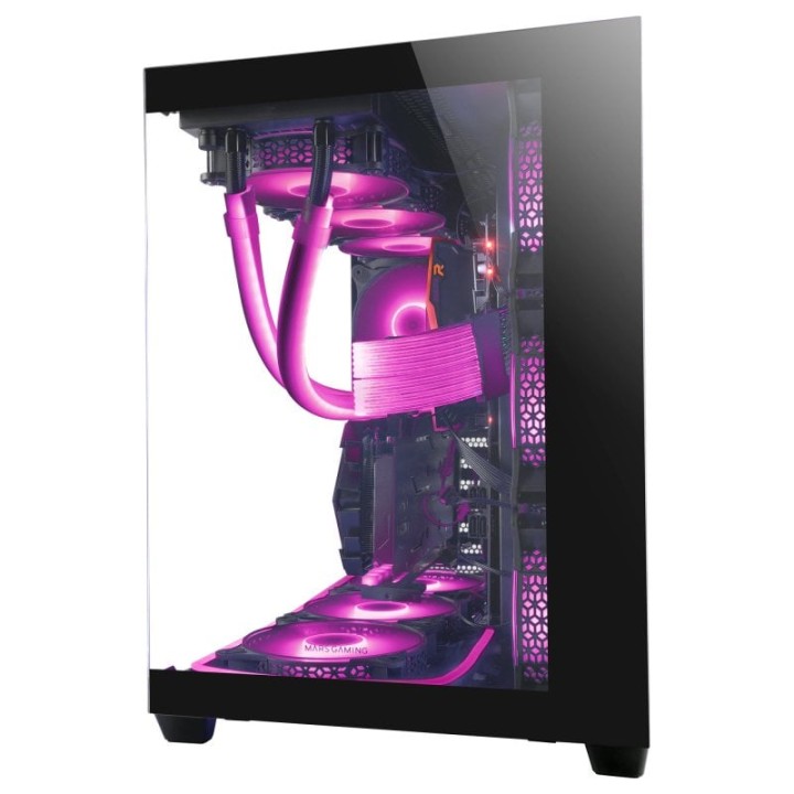 Mars Gaming MCV4 Torre XXL E-ATX Cristal Templado Lateral y Frontal Sin Marco Negro