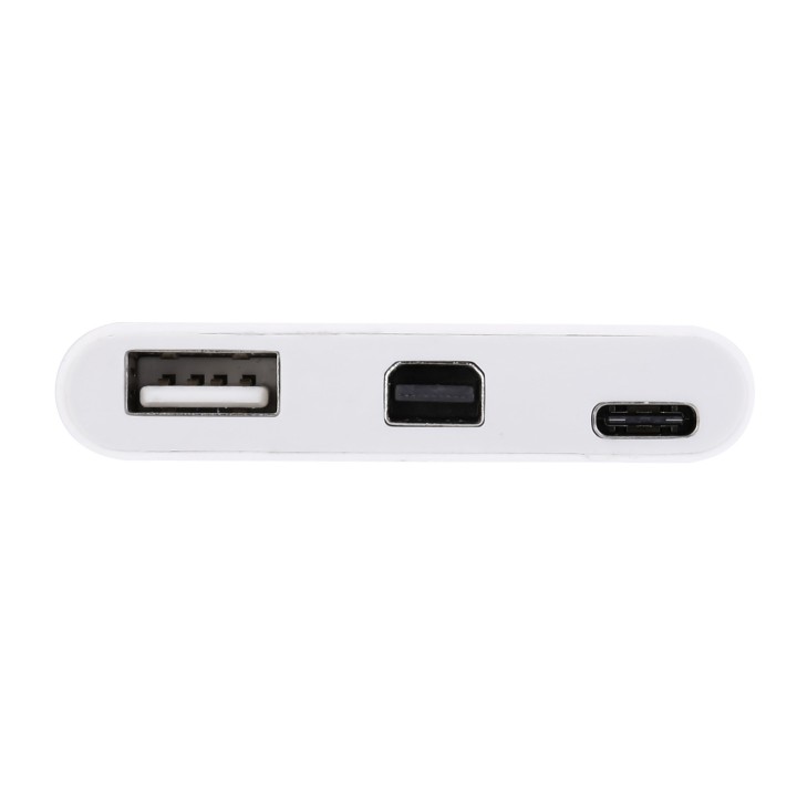 Adaptador EQUIP USB-C a USB-A/C PD/Mini DP (EQ133463)