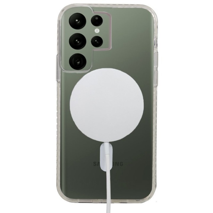 Cool Carcasa Magnética Transparente para Samsung S918 Galaxy S23 Ultra