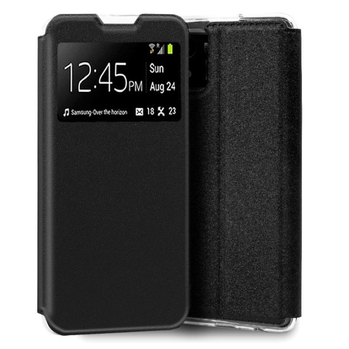 Cool Funda Flip Cover Liso Negra para Vivo Y01