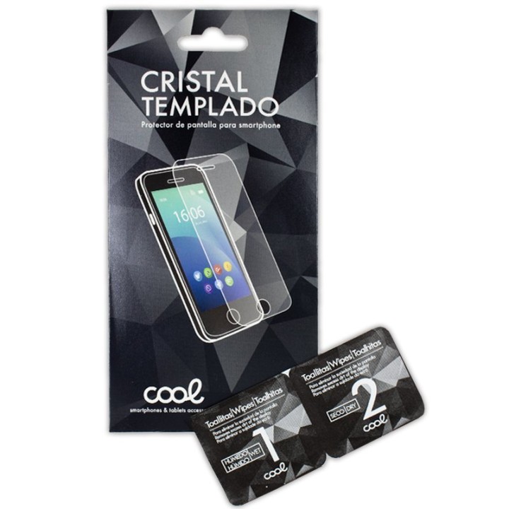 Cool Protector Pantalla Cristal Templado Full 3D Negro para Vivo Y01