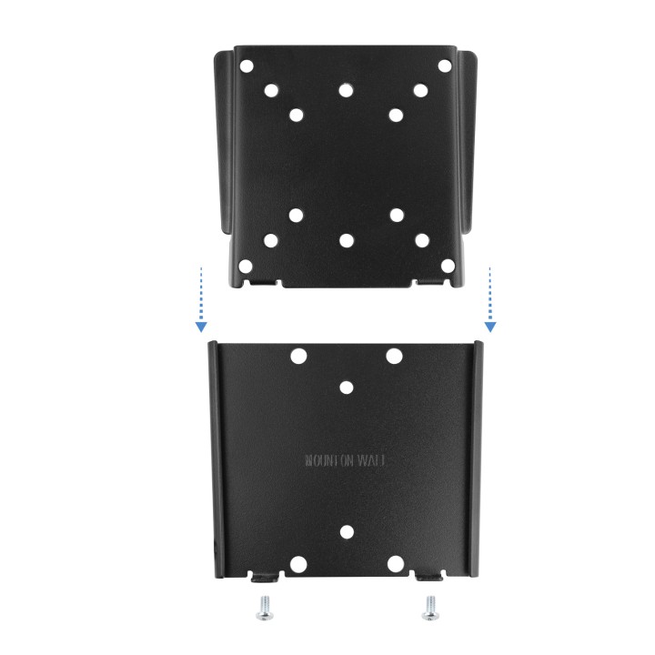 Soporte Pared TooQ 10"-23" Máx. 30Kg Negro (LP1023F-B)