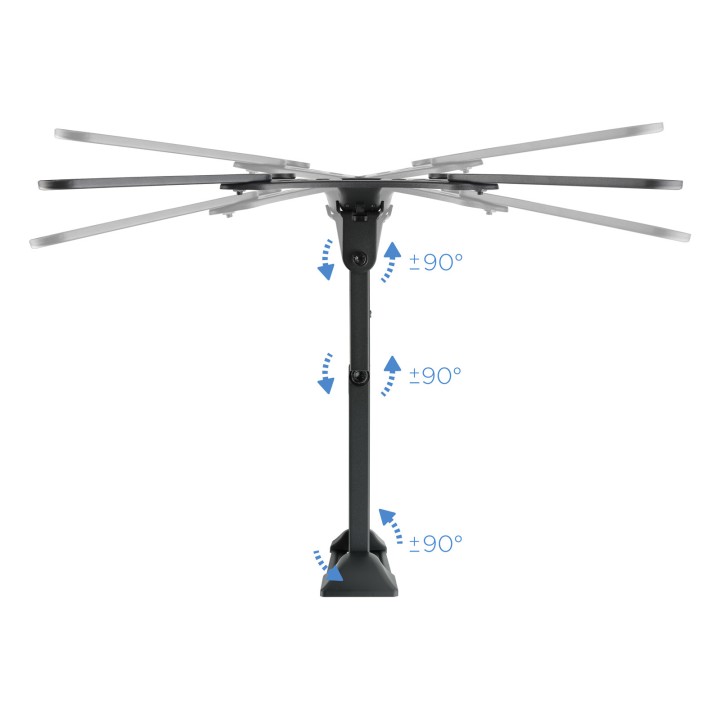 Soporte de Pared TOOQ 23"-55" Gira/Inclina (LP6055TN-B)
