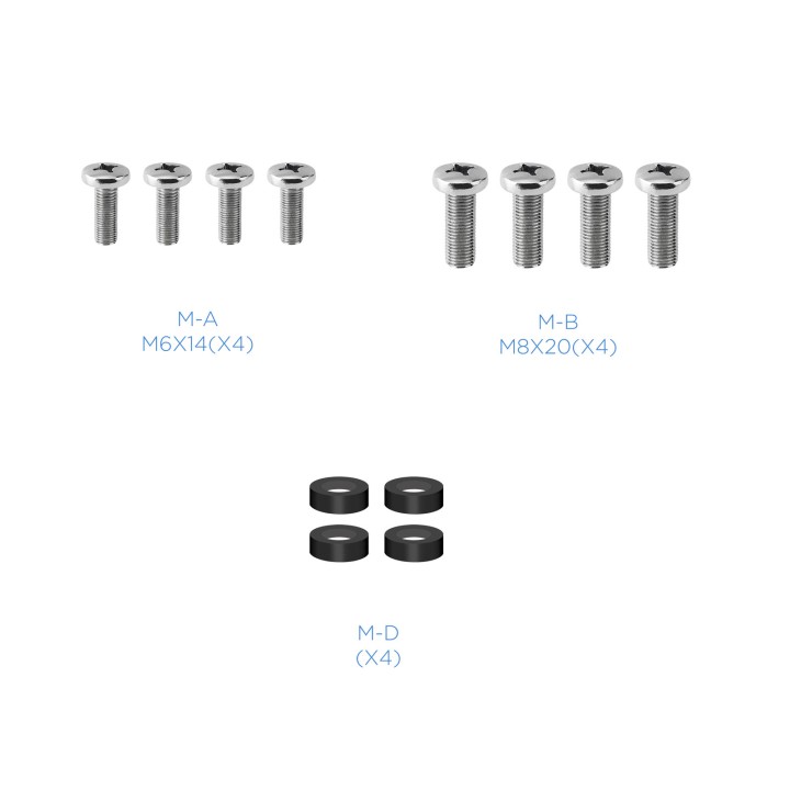 Soporte de Pared TOOQ 23"-55" Gira/Inclina (LP6055TN-B)