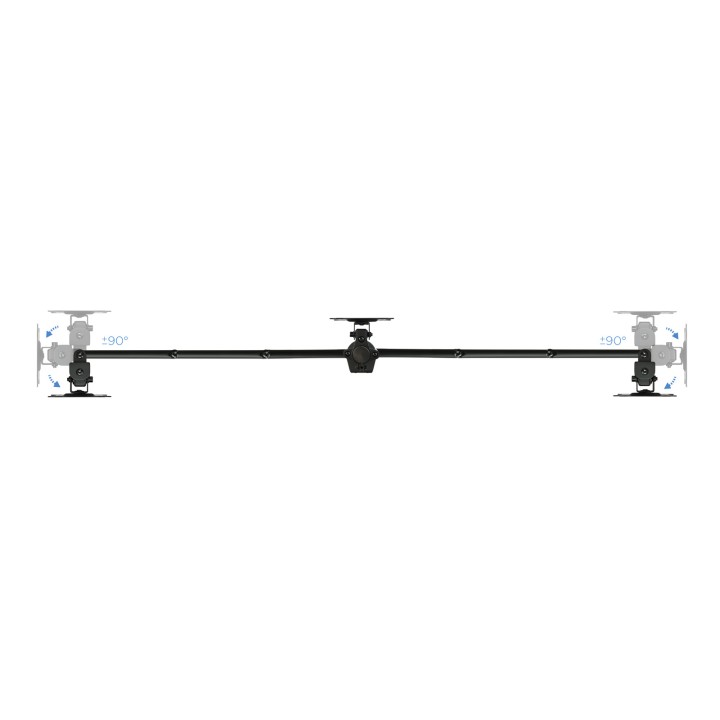 Soporte Mesa TooQ 13"-27" Gira/Inclina 8Kg (DB1327TN-B)