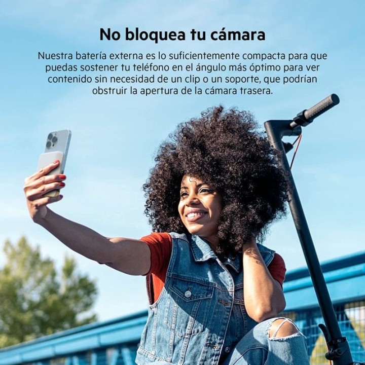 Belkin BoostCharge Batería Externa Inalámbrica Magnética 5000mAh Blanca para iPhone