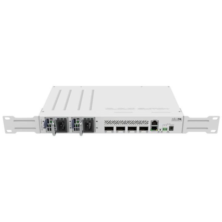MikroTik CRS504-4XQ-IN Switch 4 Puertos QSFP28 + 1 Puerto Ethernet 3 Puertos PoE