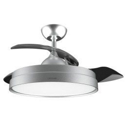 Cecotec EnergySilence Aero 4280 Invisible Steel Ventilador de Techo con Aspas Retráctiles y Luz 40W