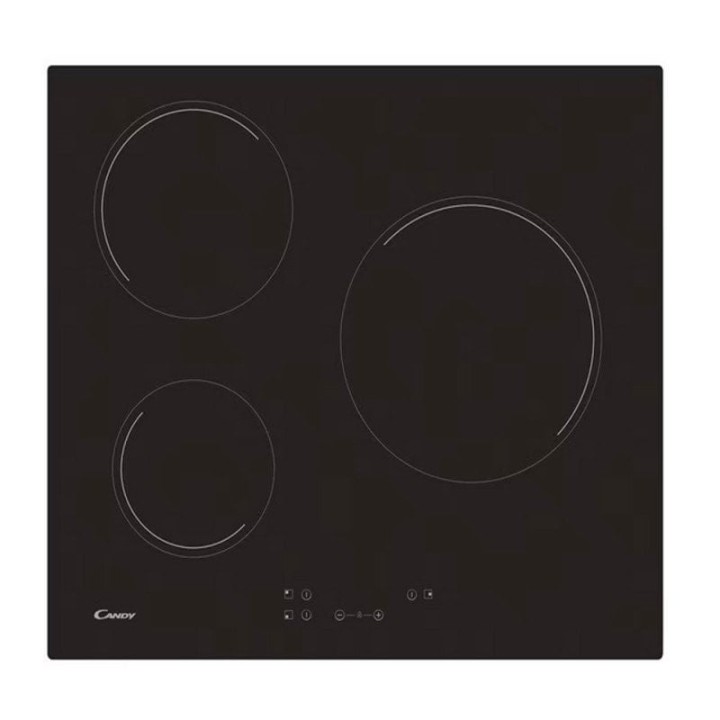 Candy CH63CC/4U2 Placa Vitrocerámica 3 Zonas 60cm Negra