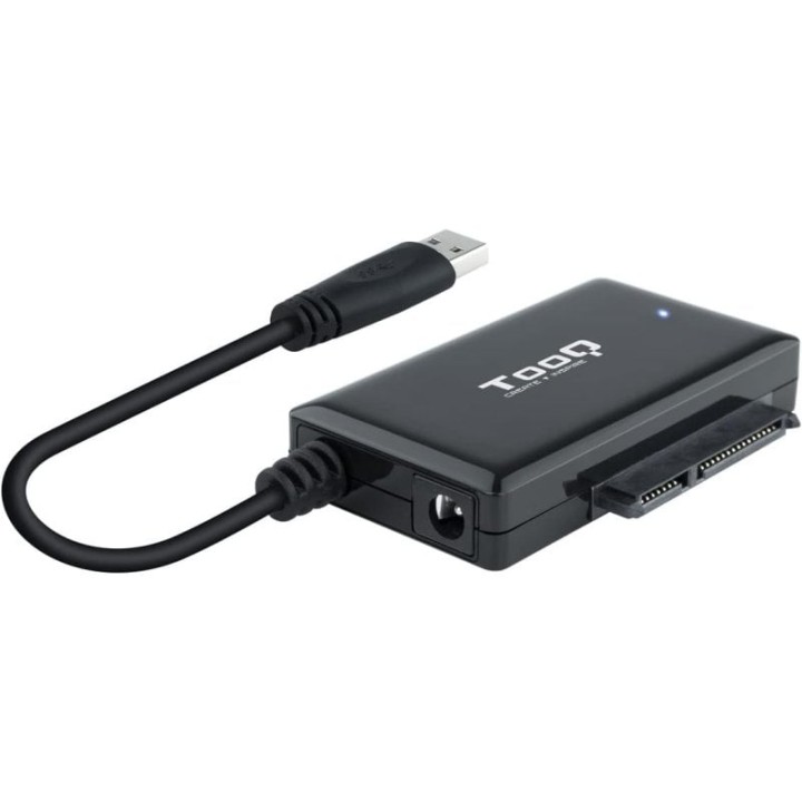 TooQ TQHDA-01A Adaptador para Discos Duros 2.5"/3.5" SATA a USB 3.0 con Alimentador