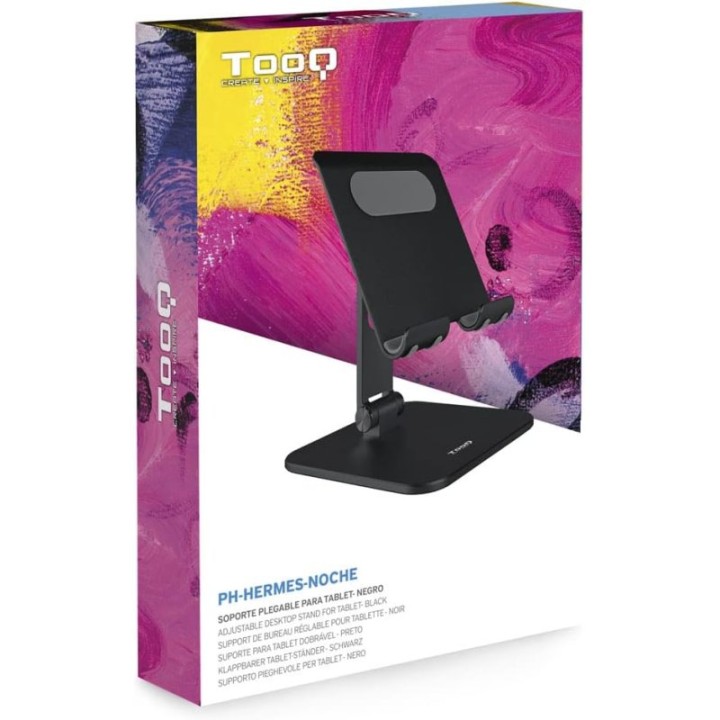 TooQ Hermes Noche Soporte de Sobremesa Ajustable para Tablet hasta 13" Negro
