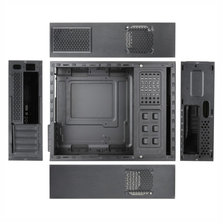 Caja TooQ 500W USB2/3 mATX Mini-ITX Negra (TQC-3005U3)