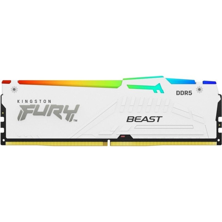Kingston FURY Beast RGB White DDR5 5600MHz 32GB 2x16GB CL36