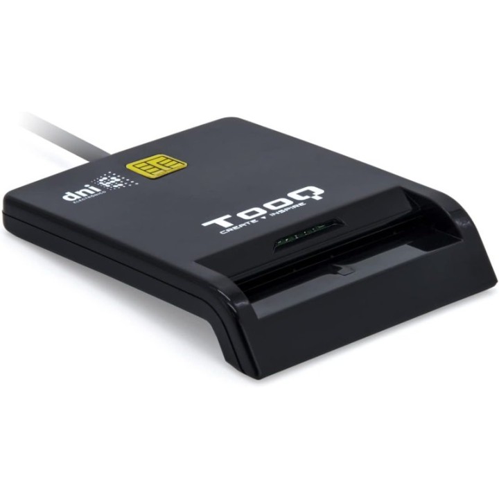 TooQ TQR-211B Lector de DNIe USB-C Negro