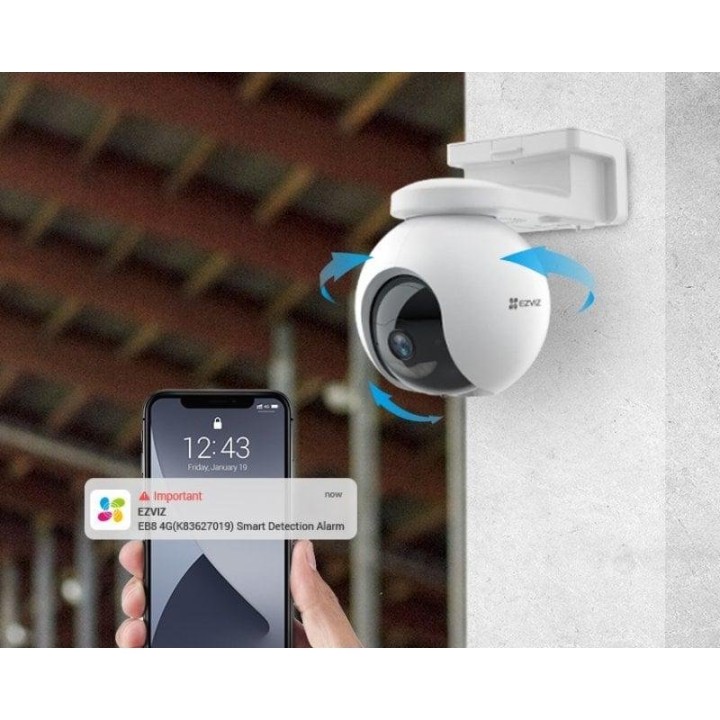 EZVIZ EB8 4G Cámara de Vigilancia Exterior 360º 4G 2K