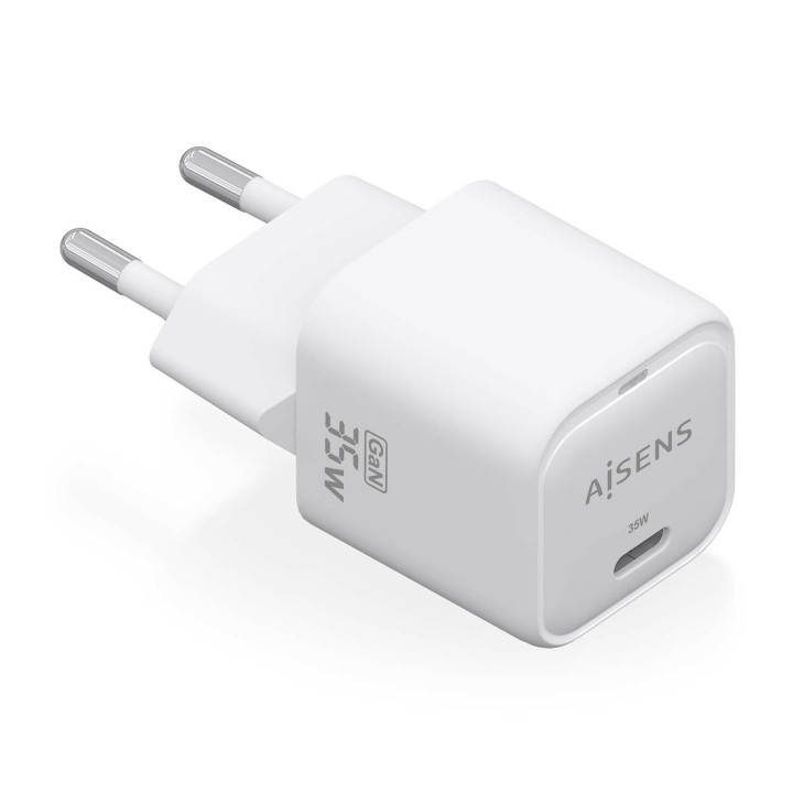 Cargador Pared AISENS 1xUSB-C 35W (ASCH-35W1P022-W)