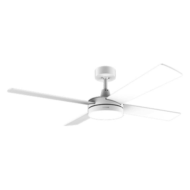 Ventilador de Techo con Luz Cecotec EnergySilence Aero 5200 White Line 60W 132cm 3 Velocidades Mando Temporizador Función Invier