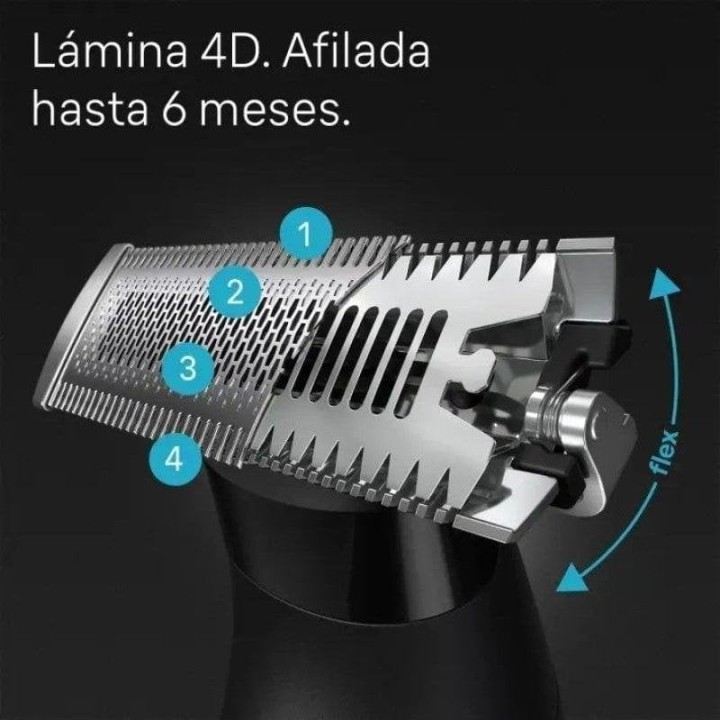 Braun Series X XT3100 Recortadora Afeitadora Corporal Inalámbrica + 3 Accesorios