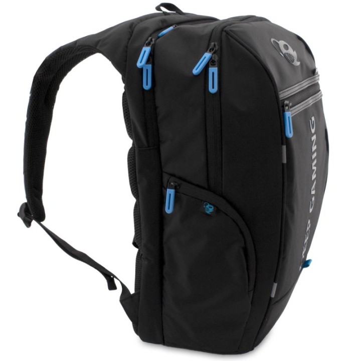 Deep Gaming Mochila Gaming Impermeable con USB para Portátiles hasta 17"