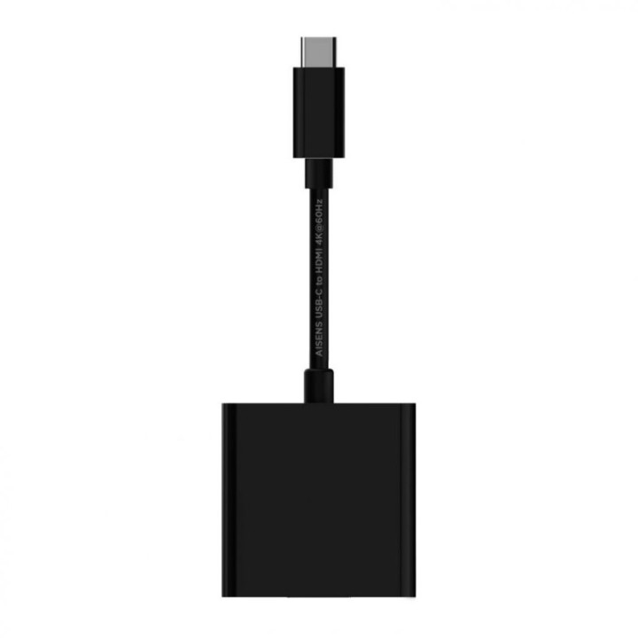 Aisens Conversor USB-C a HDMI 4K 15Cm Negro
