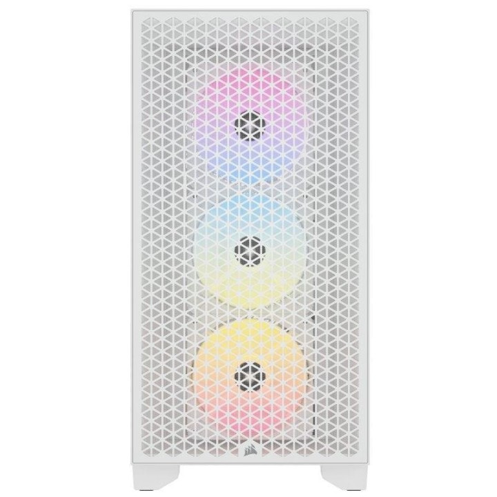 Corsair 3000D RGB AIRFLOW Cristal Templado USB 3.2 Blanca