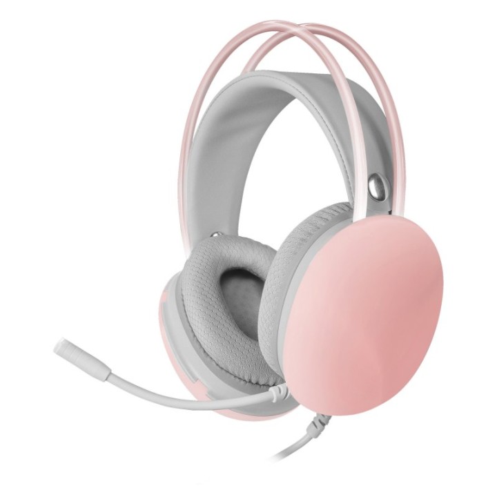 Mars Gaming MH-GLOW Auriculares Gaming 360 Full Chroma RGB Rosa