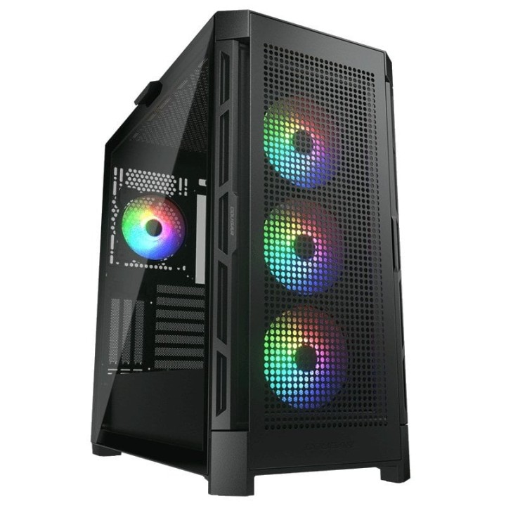 Cougar DuoFace Pro RGB Mid Tower Cristal Templado USB-C Negra